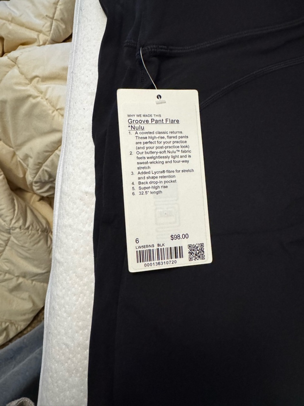 lululemon athletica Black High-Rise Boot Cut Yoga Pants - Picture 3 of 6